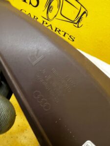 OSŁONA PROGU LED TYŁ BRĄZOWA DF3 PRAWA AUDI A8 D4 LONG