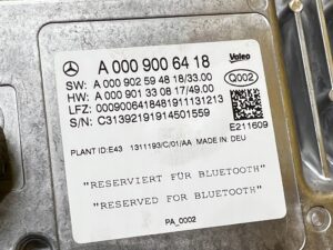 MODUŁ STEROWNIK KAMERY MERCEDES E-KLASA W213 KOMBI