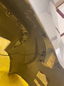 BMW X6M E71 M POWER ZDERZAK TYŁ TYLNY KOMPLETNY