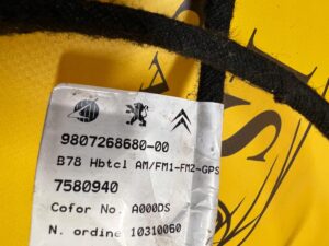 WIĄZKA INSTALACJA ANTENY CITROEN C4 GRAND PICASSO II