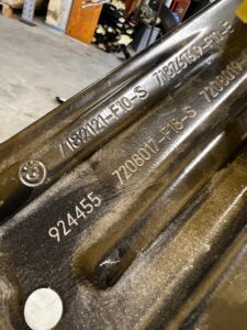 MECHANIZM PODNOŚNIK SZYBY DRZWI TYŁ LEWY BMW 5 F10 F11