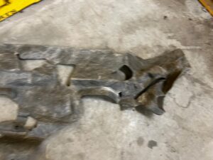 WYGŁUSZENIE NADKOLA BŁOTNIKA TYŁ LEWY PORSCHE PANAMERA 970 I LIFT