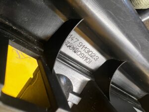 PLASTIK LISTWA OSŁONA PROGU TYŁ LEWA LEWY BMW 7 F01 F02
