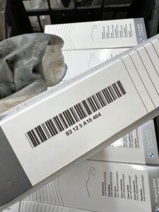 ZESTAW DO CZYSZCZENIA SZYB WNĘTRZA SAMOCHODU TWARDY WOSK BMW NOWY OEM