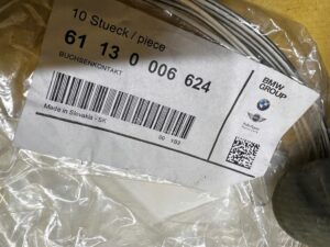 8 X STYK GNIAZDA ELO-POWER Z KABLEM 0,2-0,5 MM² BMW NOWY OEM