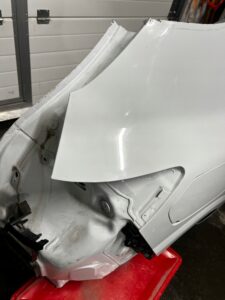 ĆWIARTKA BŁOTNIK POSZYCIE SŁUPEK PRÓG PRAWY TYŁ DACIA SANDERO 2023 III 3