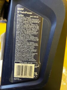 OLEJ SILNIKOWY SYNTETYCZNY BMW M TWINPOWER TURBO 10W-60 NOWY OEM