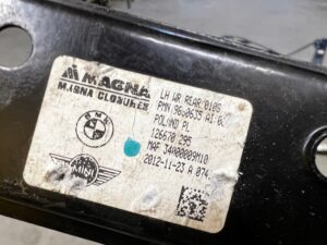 MECHANIZM PODNOŚNIK SZYBY DRZWI TYŁ LEWY MINI COUNTRYMAN R60