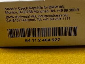WKŁAD ZAPACH AMBERBLACK SUITE NO. 1 LIGHT BMW NOWY OEM