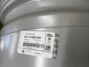 FELGA ALUMINIOWA 18″ styling 609 NOWE OEM BMW SERIA 5 F10 F11