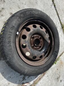KOŁO ZAPASOWE ZAPAS OPONA ZIMOWA FORD FUSION MK1 FIESTA MK5 175/65 R14