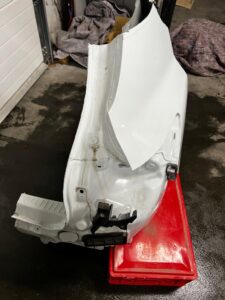 ĆWIARTKA BŁOTNIK POSZYCIE SŁUPEK PRÓG PRAWY TYŁ DACIA SANDERO 2023 III 3