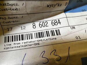 PRZEWÓD WĄŻ WODY UKŁADU CHŁODZENIA BMW 5 G30 M550iX 7 G11 750iX NOWY OEM