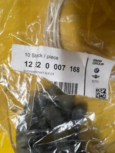 7 X ZŁĄCZE ELEKTRYCZNE STYK MĘSKI SLK 2,8 Z KABLEM BMW NOWE OEM