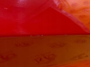 DRZWI PRAWE PRZEDNIE PRZÓD FORD FIESTA MK7 3 DRZWI BRQAWWA RED RACE