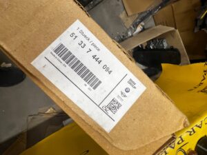 LISTWA SZYBY SZYBOWA DRZWI PRZÓD PRAWY BMW X5 G05 X7 G07 SHADOWLINE NOWA OE