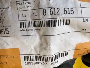 5 X ŚRUBA POMPY PRÓŻNIOWEJ M8X35 BMW NOWA OEM