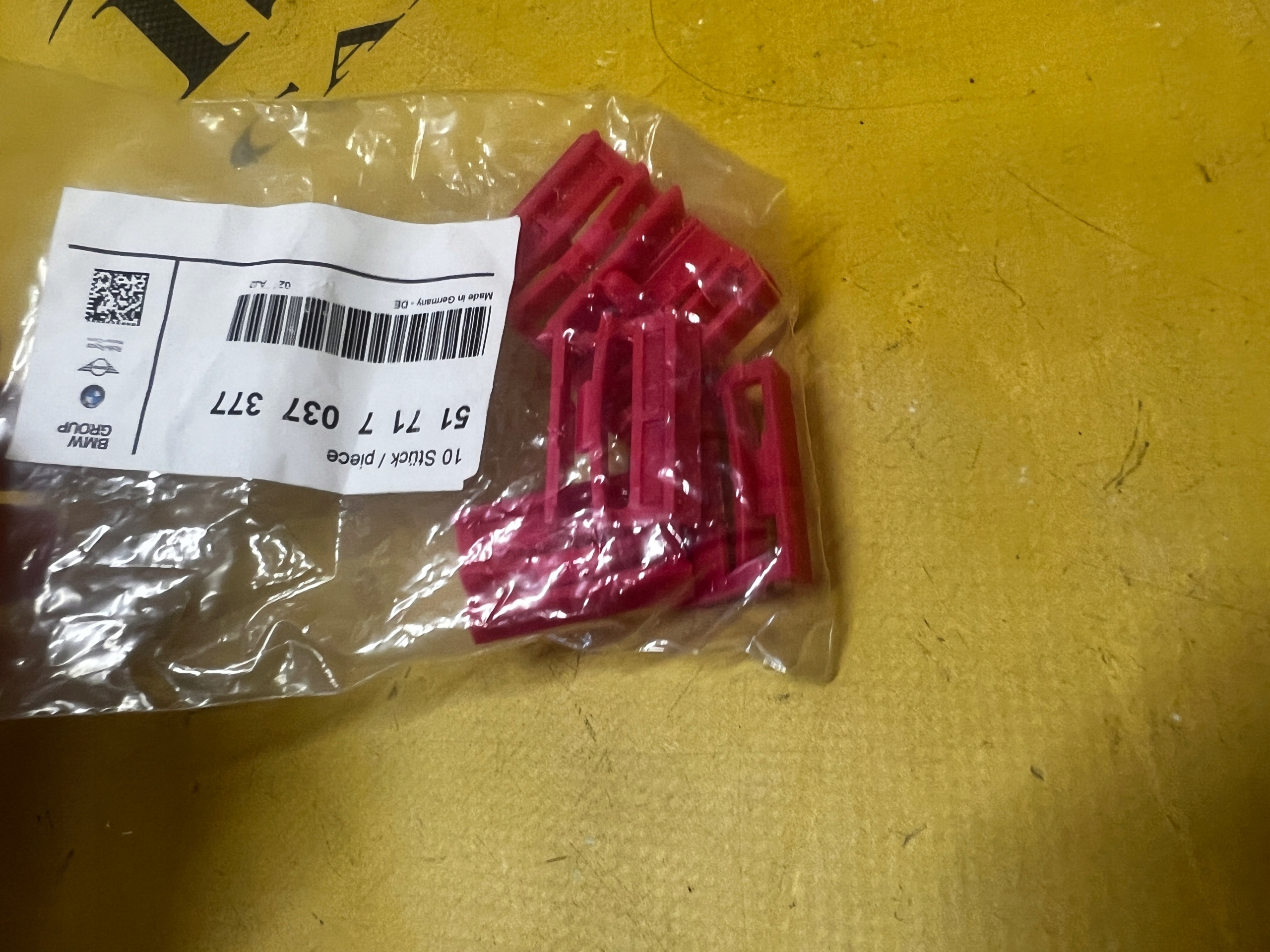 5 X MOCOWANIE LISTWY PROGOWEJ BMW 7 E65 E66 NOWE OEM