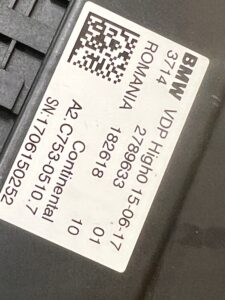 BMW 5 G30 STEROWNIK ZAWIESZENIA VDP HIGT 2789633