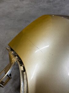 NAROŻNIK ZDERZAKA TYŁ TYLNY PRAWY PEUGEOT 5008 II P87 ZŁOTY