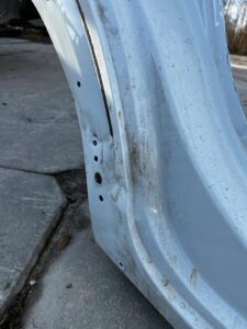 ĆWIARTKA BŁOTNIK POSZYCIE SŁUPEK PRÓG TYŁ PRAWY DACIA SANDERO STEPWAY III 3