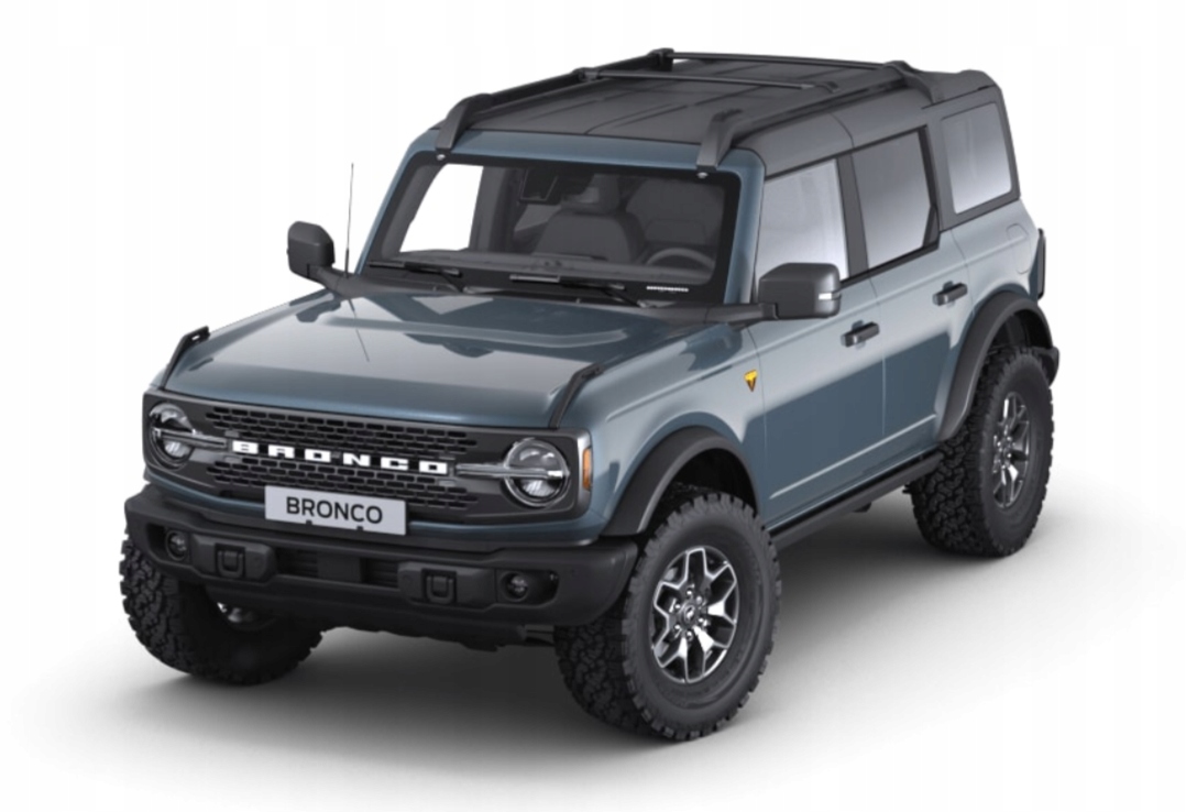 KOMPLET PRZÓD MASKA LAMPY PRZÓD CHŁODNICE ZDERZAK FORD BRONCO 2021+