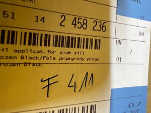 FOLIA PROGOWA FROZEN BLACK BMW M PERFORMANCE BMW 3 G20 G21 NOWA OEM