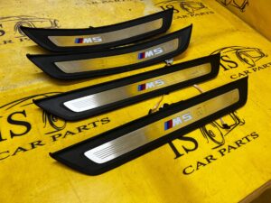 KOMPLET LISTWY LISTWA NAKŁADKA NAKŁADKI PROGU PRÓG LED BMW M5 F90 M-POWER