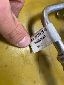 PRZEWÓD RURKA ODPŁYW OLEJU TURBO RENAULT 1.3 TCE