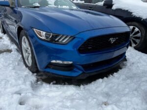 KOMPLETNY PRZÓD ZDERZAK MASKA LAMPY CHŁODNICE FORD MUSTANG MK6 VI S550 3.7