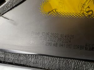 SZYBA SZYBKA KAROSERYJNA BŁOTNIKA TYŁ PRAWA PORSCHE CAYENNE COUPE 9Y3 9Y0