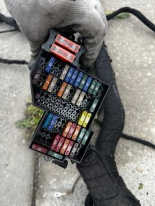 WIĄZKA INSTALACJA WNĘTRZA KABINY PORSCHE CAYENNE II 7P5