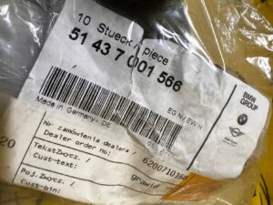 UCHWYT BLACHA NAKRĘTKA MOCOWANIE BMW NOWY OEM