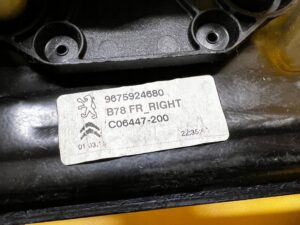 MECHANIZM PODNOŚNIK SZYBY DRZWI PRZÓD PRAWY CITROEN C4 PICASSO II