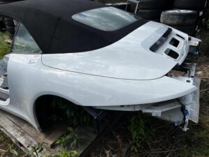 KOMPLETNY DACH CABRIO MECHANIZM POSZYCIE SZYBA TYŁ PORSCHE 911 991 LIFT