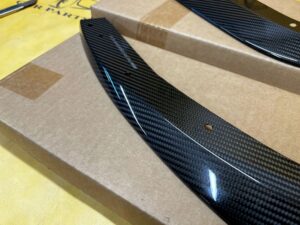 SPOILER SPLITTER ZDERZAKA PRZÓD LEWY + PRAWY BMW G20 M PERFORMANCE NOWY OEM