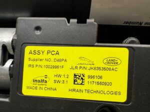 ROLETA ŻALUZJA ZASŁONA PANORAMY PANORAMA SZYBERDACHU RANGE ROVER VELAR L560