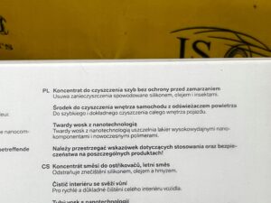 ZESTAW DO CZYSZCZENIA SZYB WNĘTRZA SAMOCHODU TWARDY WOSK BMW NOWY OEM