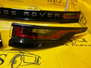 KPL LAMPY TYŁ TYLNE PRAWA LEWA BLENDA CZARNE LED RANGE ROVER VELAR L560 EU
