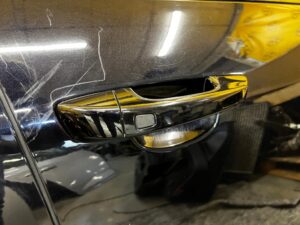DRZWI TYŁ PRZÓD PRAWY PRAWE PORSCHE CAYENNE II 7P5 GTS LC9X 2013R