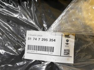 KANAŁ WLOT POWIETRZA PRZÓD PRZEDNI PRAWY BMW 7 F01 F02 LIFT NOWY OEM