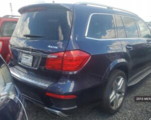 KOMPLETNY TYŁ KLAPA ZDERZAK BŁOTNIK LAMPY PAS TYLNY MERCEDES X166 GL 2014