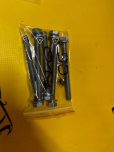 6 X ŚRUBA Z PODKŁADKĄ ZAWIESZENIA SILNIKA BMW M8X90 NOWA OEM