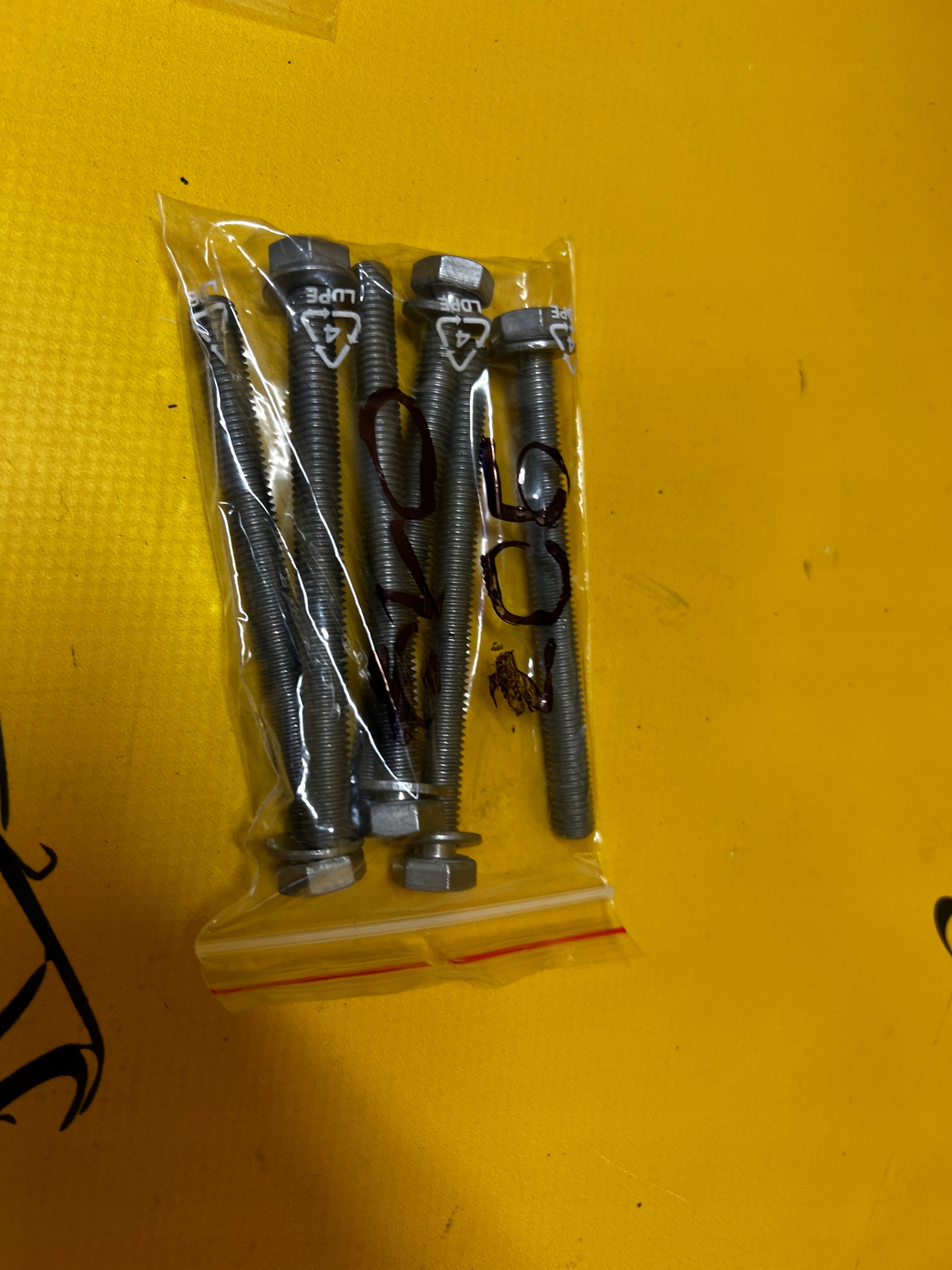 6 X ŚRUBA Z PODKŁADKĄ ZAWIESZENIA SILNIKA BMW M8X90 NOWA OEM