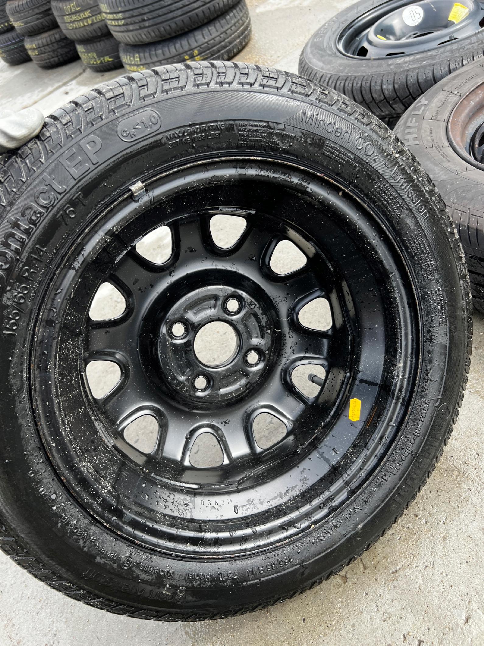 KOŁO ZAPASOWE DOJAZDOWE FELGA OPONA OPEL AGILA A SUZUKI SWIFT I 155/65 R14