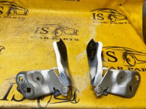 KOMPLET ZAWIASY MASKI POKRYWY PRZÓD LEWY PRAWY TESLA MODEL 3 PRZEDLIFT