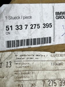 SZYBA DRZWI KIEROWCY LEWY PRZÓD BMW F06 NOWA OEM