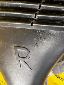 WLOT POWIETRZA HAMULCÓW PRZÓD PRAWY CHEVROLET CORVETTE C5 97-04