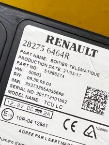 MODUŁ STEROWNIK NAVI NAWIGACJI TELEMATYKI RENAULT ZOE I Z.E.