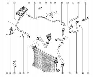 RURA WĄŻ PRZEWÓD WODY RENAULT DACIA NISSAN 1.2 TCE